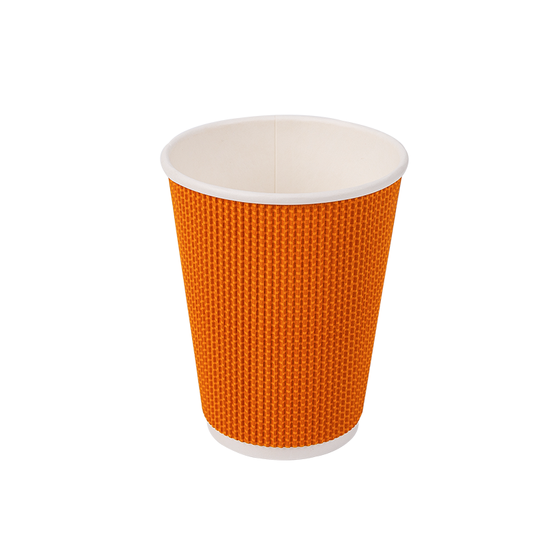 12oz Disposable Biodegradable Corrugated Paper Cups