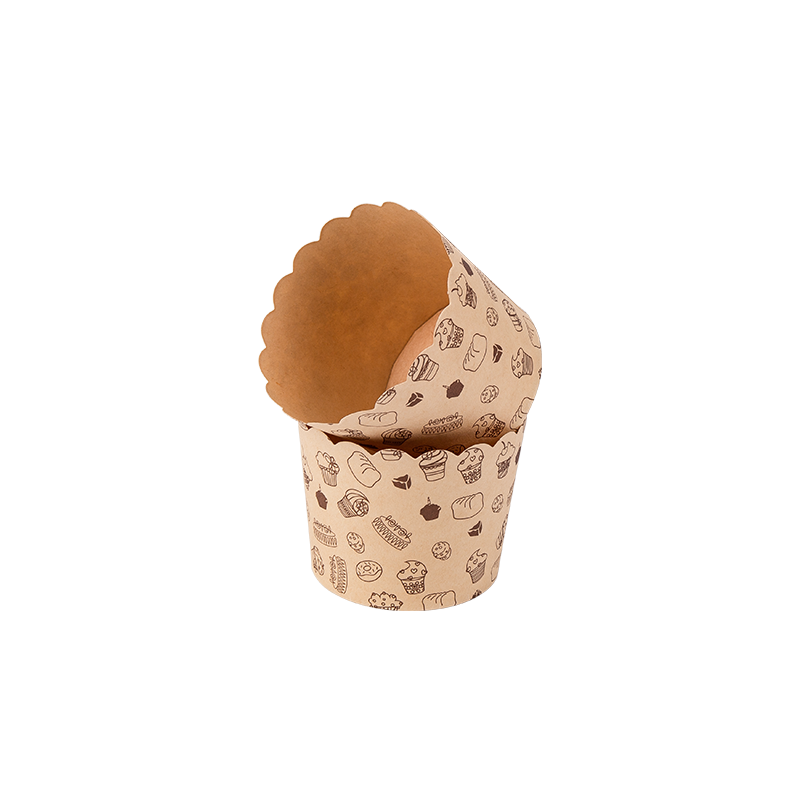 Small Disposable Biodegradable Cake Cups